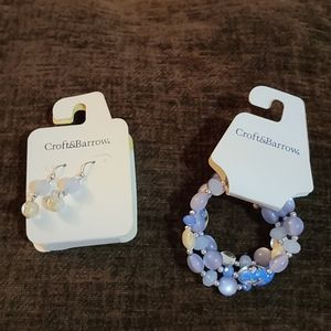 5/$20 Croft & Barrow bracelet and earrings